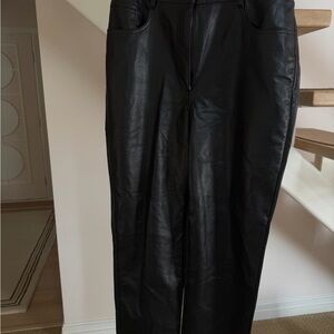 Aritzia Wilfred Malina Vegan Leather Pants